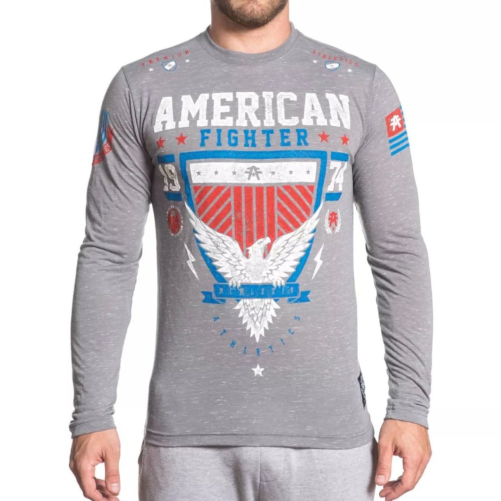 AMERICAN FIGHTER Men's T-Shirt CLEARMONT Long Slee